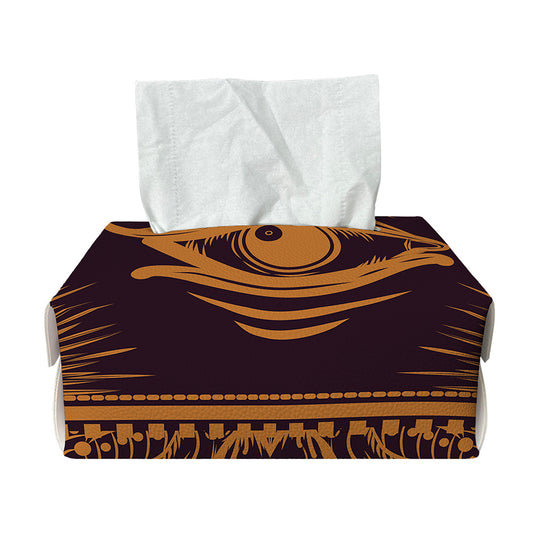 Eye of Providence Mandala Print Rectangle Tissue Box Cover
