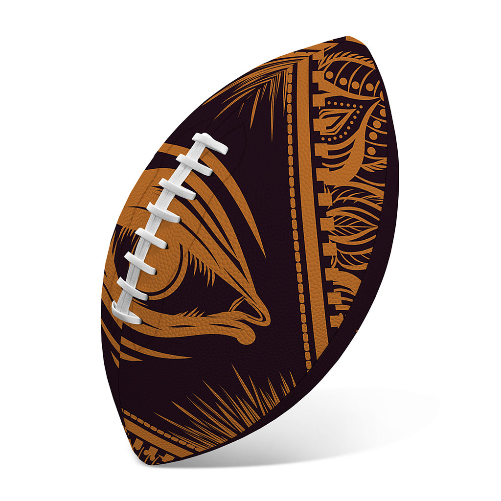 Eye of Providence Mandala Print Rugby Ball