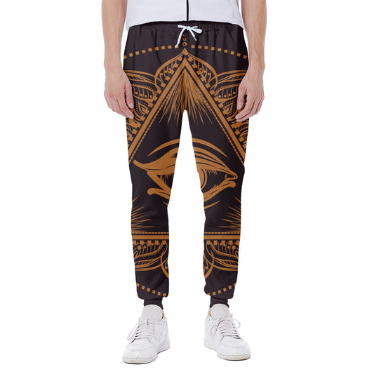 Eye of Providence Mandala Print Scuba Joggers