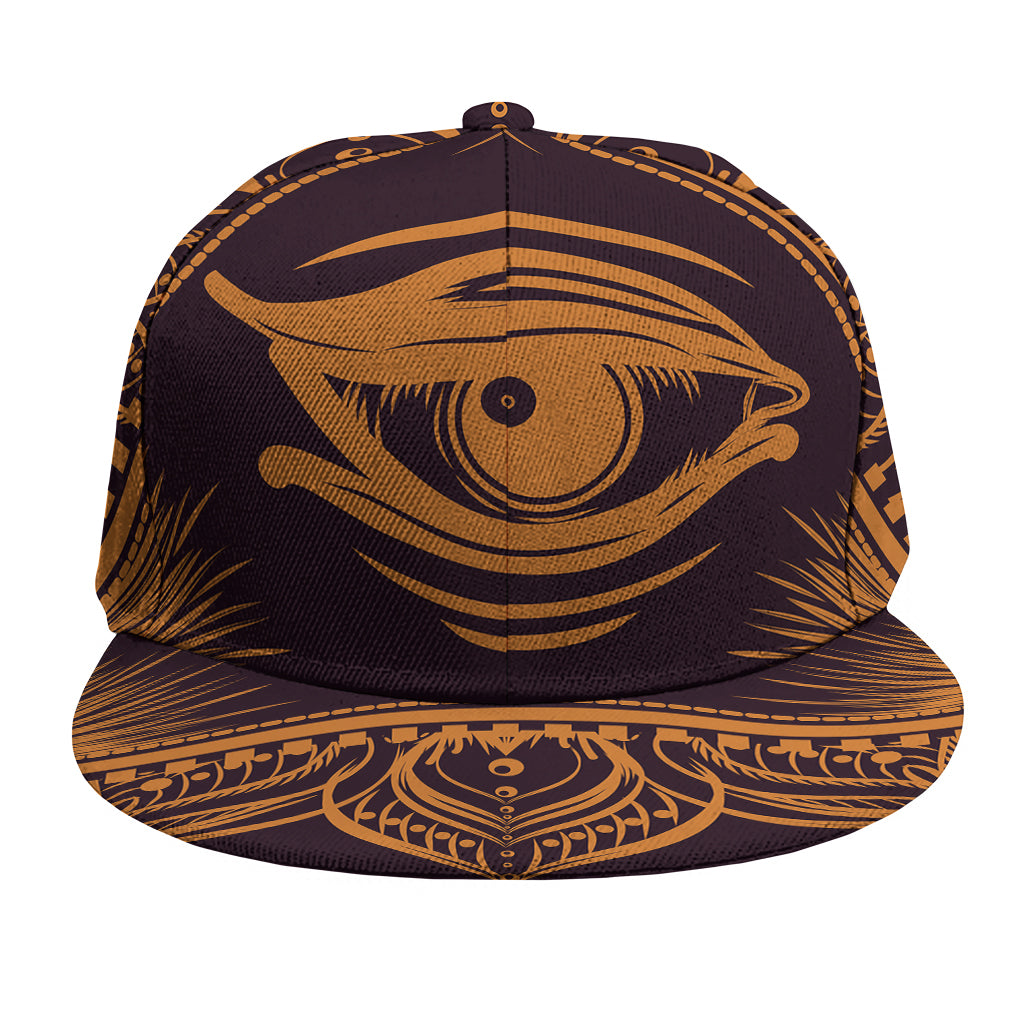 Eye of Providence Mandala Print Snapback Cap