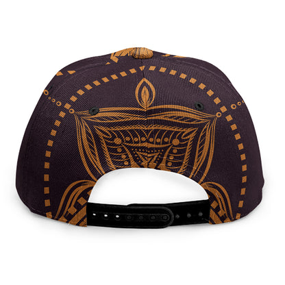 Eye of Providence Mandala Print Snapback Cap