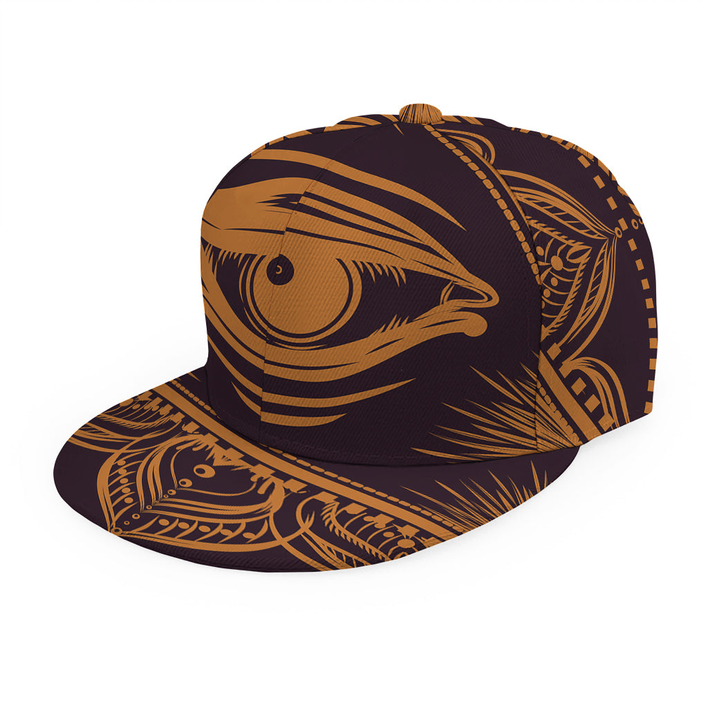 Eye of Providence Mandala Print Snapback Cap