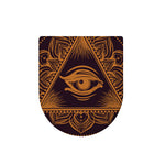 Eye of Providence Mandala Print Toilet Lid Cover