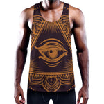 Eye of Providence Mandala Print Training Tank Top