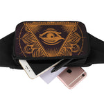 Eye of Providence Mandala Print Waist Bag