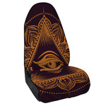 Eye of Providence Mandala Print Waterproof Car Seat Cover