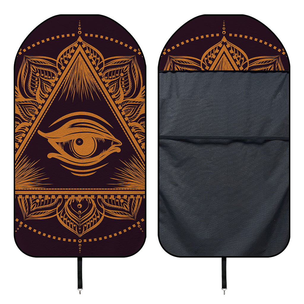 Eye of Providence Mandala Print Waterproof Car Seat Cover