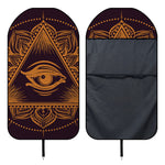 Eye of Providence Mandala Print Waterproof Car Seat Cover