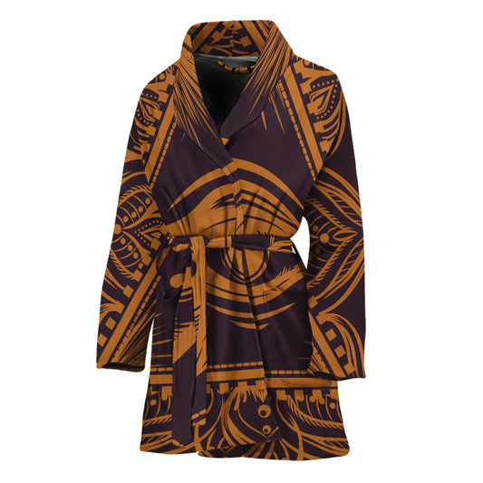 Eye of Providence Mandala Print Women's Bathrobe