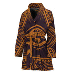 Eye of Providence Mandala Print Women's Bathrobe