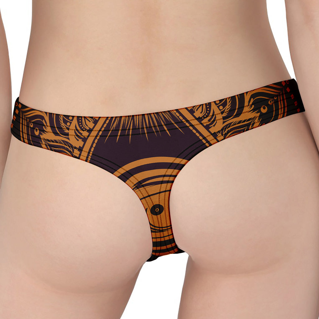 Eye of Providence Mandala Print Women's Thong