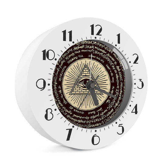 Eye of Providence Symbol Print Alarm Clock