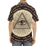 Eye of Providence Symbol Print Aloha Shirt