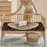 Eye of Providence Symbol Print Baby Crib Sheet