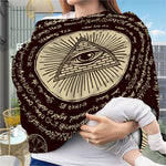 Eye of Providence Symbol Print Baby Seat Cover
