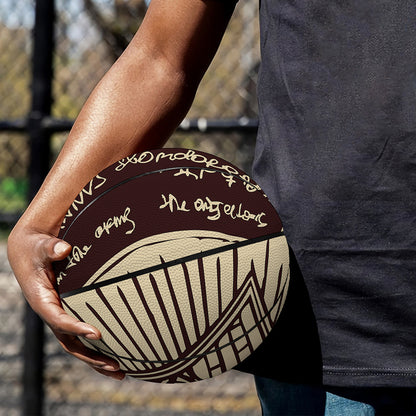 Eye of Providence Symbol Print Basketball