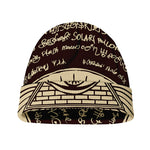 Eye of Providence Symbol Print Beanie