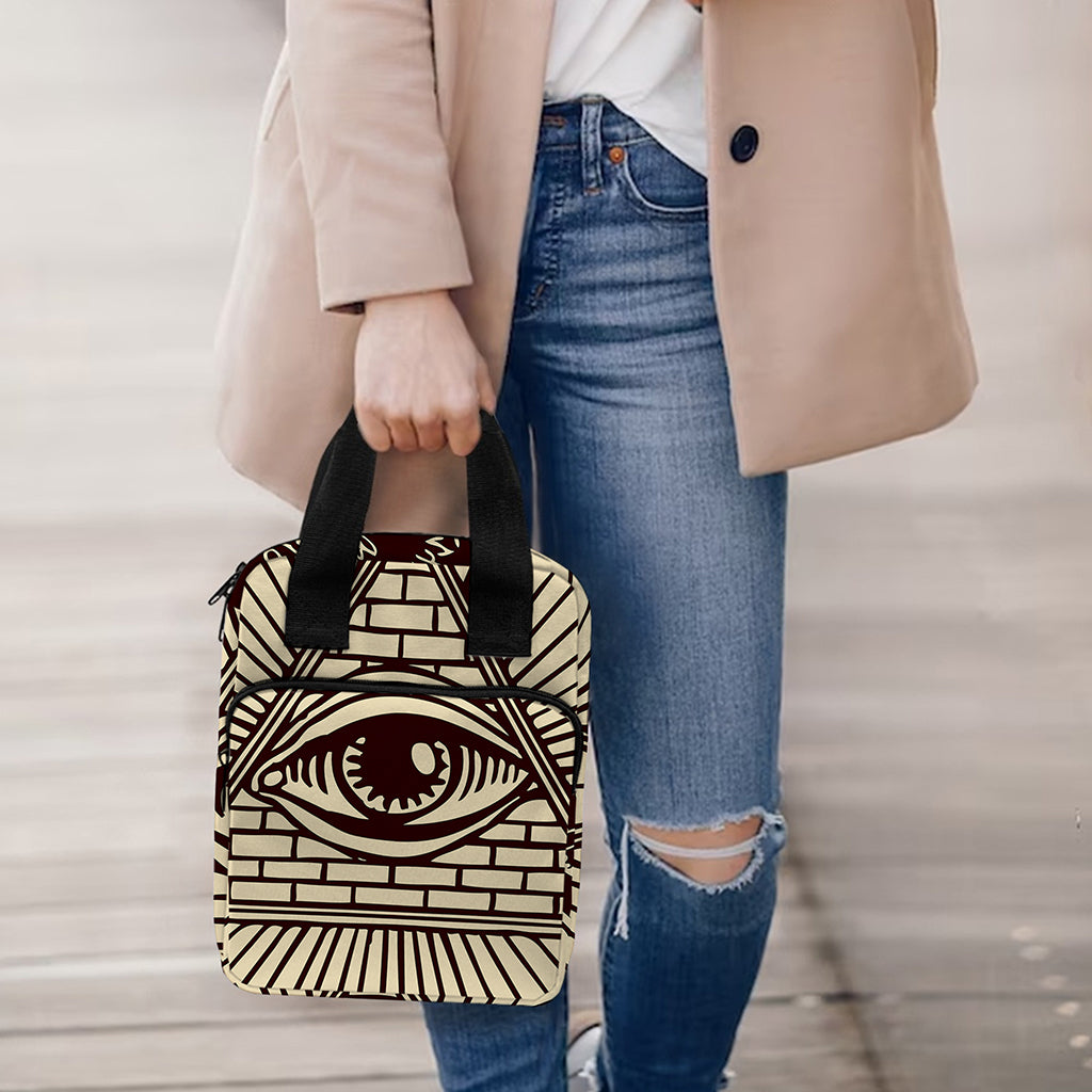 Eye of Providence Symbol Print Bible Tote Bag