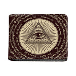Eye of Providence Symbol Print Bifold Wallet
