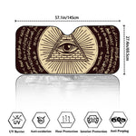 Eye of Providence Symbol Print Car Windshield Sun Shade
