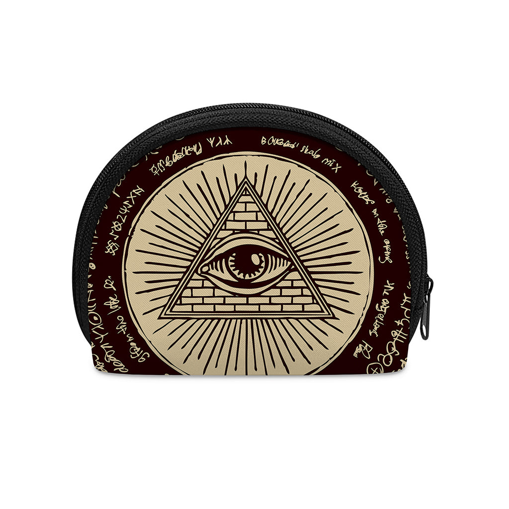 Eye of Providence Symbol Print Coin Purse