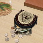 Eye of Providence Symbol Print Coin Purse