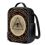 Eye of Providence Symbol Print Crossbody Lunch Bag