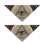 Eye of Providence Symbol Print Dog Bandana