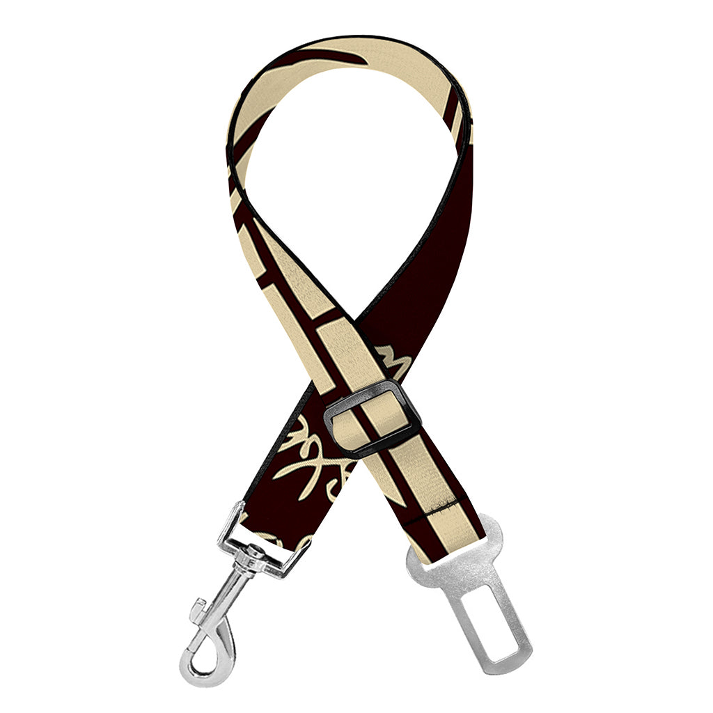Eye of Providence Symbol Print Dog Seat Belt