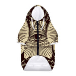Eye of Providence Symbol Print Dog Zip Up Hoodie