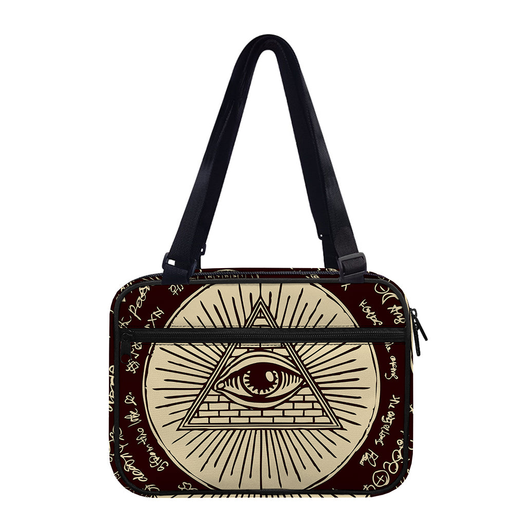 Eye of Providence Symbol Print Double Strap Bible Bag