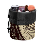 Eye of Providence Symbol Print Drawstring Makeup Bag