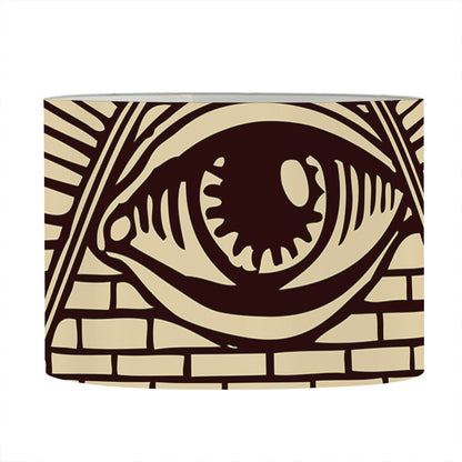 Eye of Providence Symbol Print Drum Lamp Shade