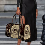 Eye of Providence Symbol Print Duffle Bag