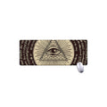 Eye of Providence Symbol Print Extended Mouse Pad