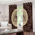 Eye of Providence Symbol Print Extra Wide Grommet Curtains