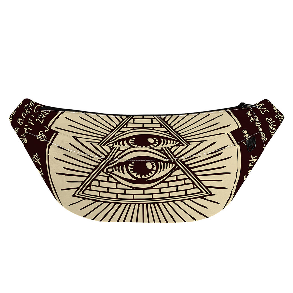 Eye of Providence Symbol Print Fanny Pack