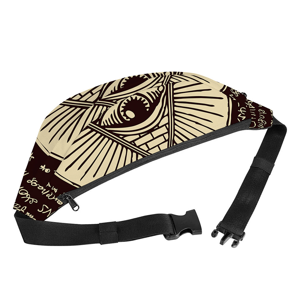 Eye of Providence Symbol Print Fanny Pack