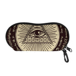 Eye of Providence Symbol Print Glasses Case