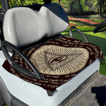 Eye of Providence Symbol Print Golf Cart Seat Cover