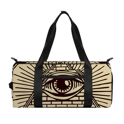 Eye of Providence Symbol Print Gym Bag