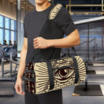 Eye of Providence Symbol Print Gym Bag