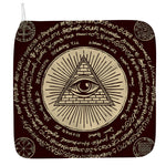 Eye of Providence Symbol Print Hand Towel