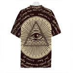 Eye of Providence Symbol Print Hawaiian Shirt