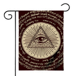Eye of Providence Symbol Print House Flag