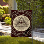 Eye of Providence Symbol Print House Flag