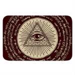 Eye of Providence Symbol Print Indoor Door Mat