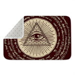 Eye of Providence Symbol Print Indoor Door Mat