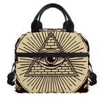 Eye of Providence Symbol Print Insulated Lunch Bag