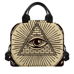 Eye of Providence Symbol Print Insulated Lunch Bag